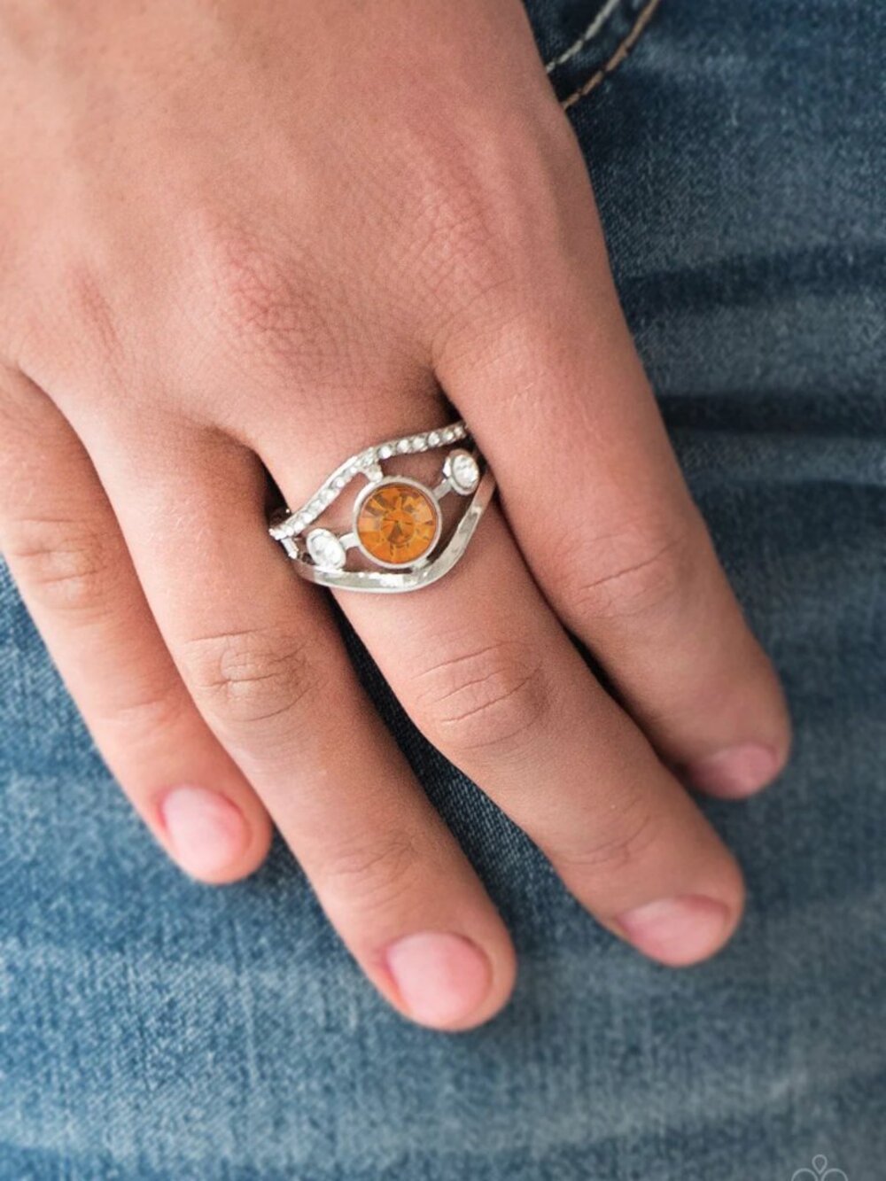 Paparazzi Jewelry Accessories - Rich With Richness - Orange Ring - Vintage